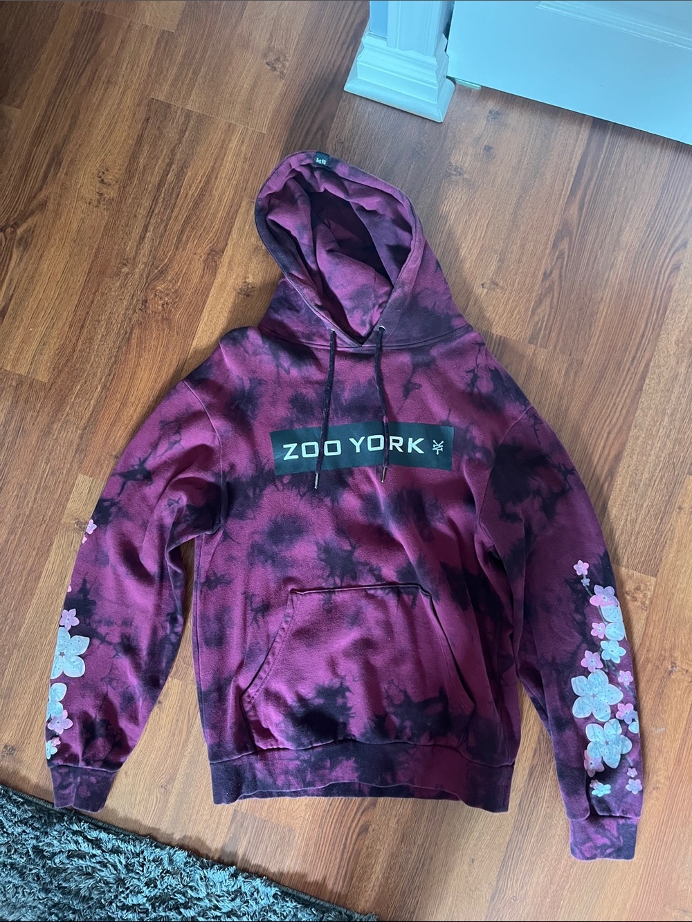 Zoo York Tie Dye Flower Hoodie